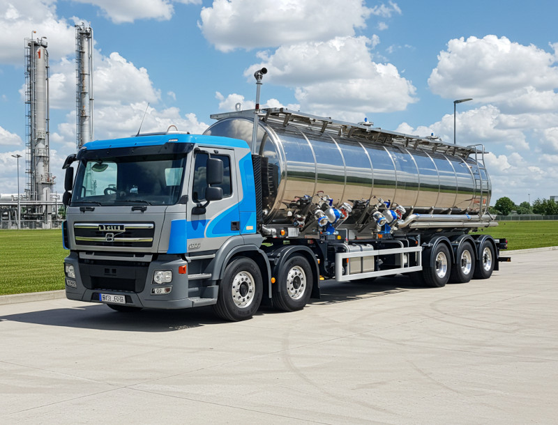 Cisterna de líquidos instalada en planta procesadora de litio